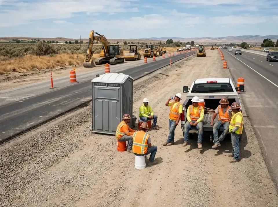 highway-road-construction-crew-007 — frequently asked questions, Porta Potty and Restroom Rentals in Pymatuning Central, PA